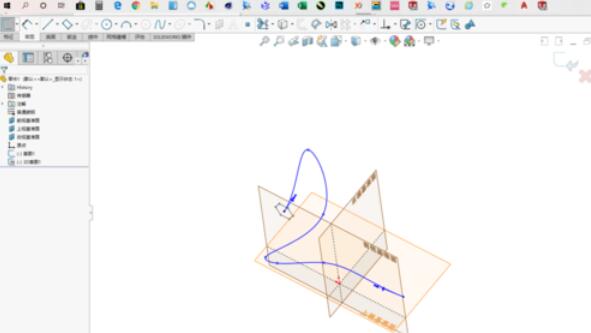 solidworks2019掃描命令使用具體方法截圖