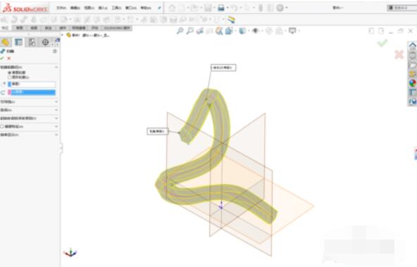 solidworks2019掃描命令使用具體方法截圖