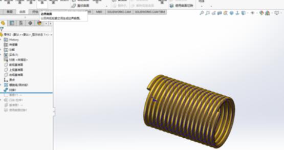 solidworks2019制作繞線動(dòng)畫的具體操作方法截圖