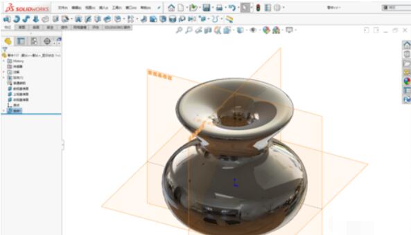 solidworks2019中旋轉(zhuǎn)命令的使用方法截圖