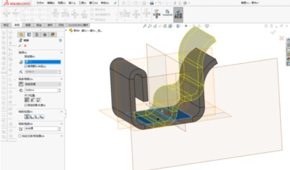 solidworks2019繪制彎折模塊的具體操作步驟截圖