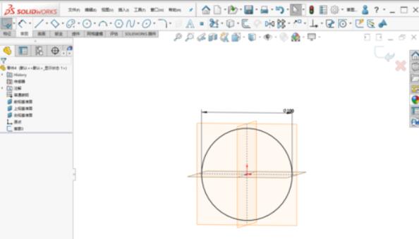 solidworks2019中加厚命令使用操作步驟截圖