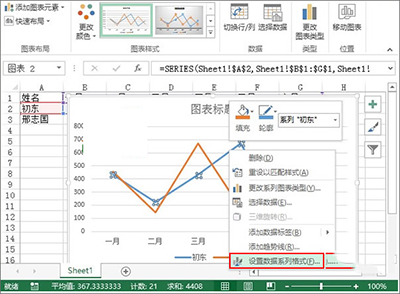 excel2013設(shè)計(jì)出趨勢圖的詳教學(xué)截圖