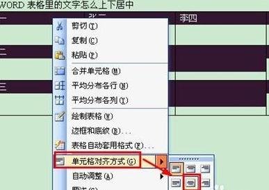 word2013表格設(shè)置文字上下居中的使用教程截圖