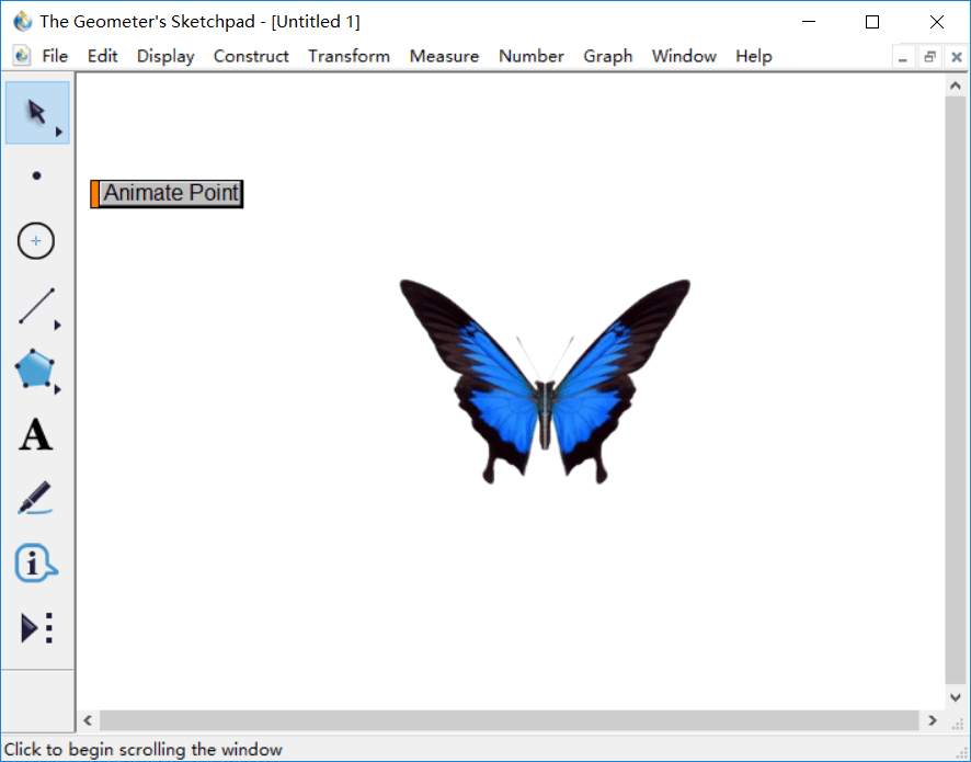 幾何畫板做出蝴蝶動(dòng)畫的詳細(xì)過程截圖