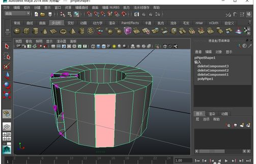 maya補上多邊形缺失的面的簡單操作步驟截圖